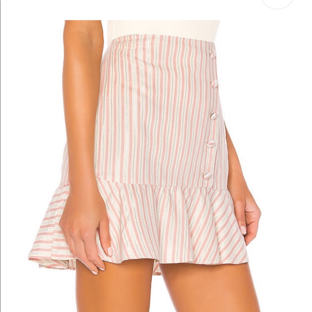 Lovers + Friends Jacqueline Mini Skirt In Blush